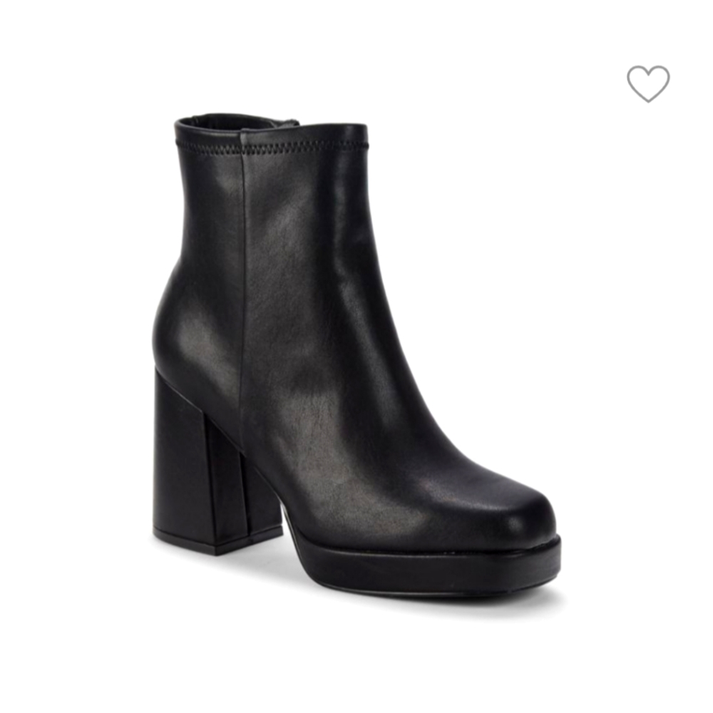 Steve Madden Black Ankle Boots